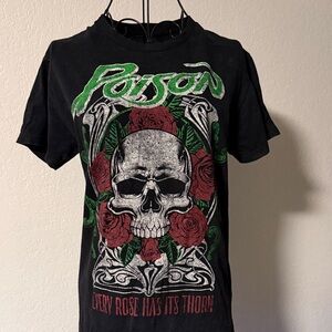 “Every Rose has its Thorn” Poison Graphic Tee